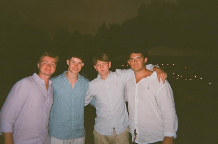 Louis with friends